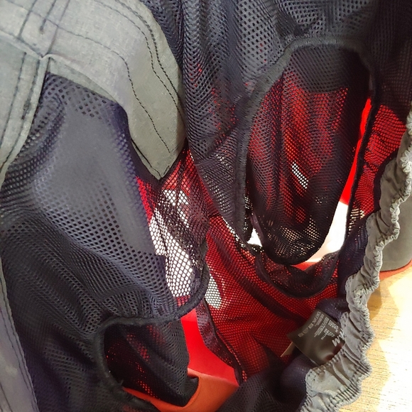 H&M Stripe Flat Front Tie Colorblock Board Shorts Swimming Shorts Size Men's XL - Picture 4 of 8